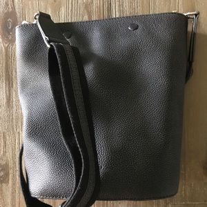Bag black.  Cow leather